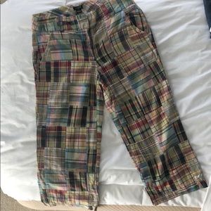 J Crew Vintage Patchwork Capris